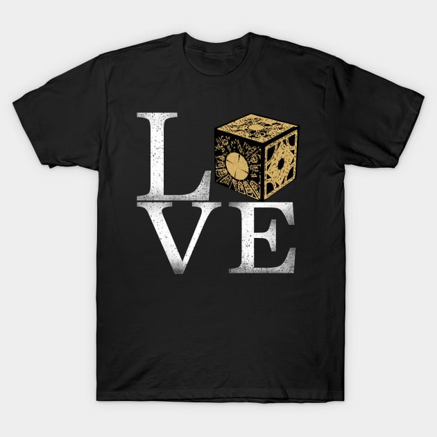 Hellraiser puzzlebox | love T-Shirt by wet_chicken_lip